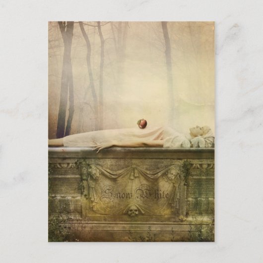 Sneeuwwitje Briefkaart (Voorkant)