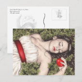 Sneeuwwitje Briefkaart (Voorkant / Achterkant)