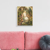 Sneeuwwitje Duits Sprookje Romance Art Canvas Afdruk (Insitu (Woonkamer))