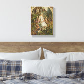 Sneeuwwitje Duits Sprookje Romance Art Canvas Afdruk (Insitu (Slaapkamer))