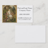 Sneeuwwitje  Duits Sprookje Romance Art Visitekaartje (Voorkant / Achterkant)