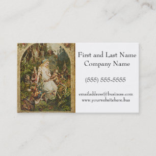 Sneeuwwitje  Duits Sprookje Romance Art Visitekaartje