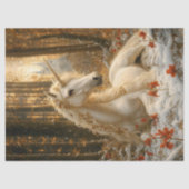 Sneeuwwitje Eenhoorn Winter Sprookjeskasteel Magic Tissuepapier (Voorkant)