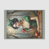 Sneeuwwitje en de appel in een betoverd bos tissuepapier (Voorkant)