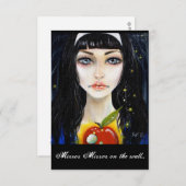 Sneeuwwitje en de gifappel kaart (Voorkant / Achterkant)