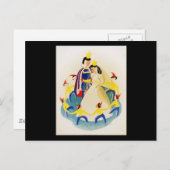 Sneeuwwitje en de zeven dwergen briefkaart (Voorkant / Achterkant)