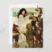 Sneeuwwitje en de zeven dwergen briefkaart (Voorkant / Achterkant)