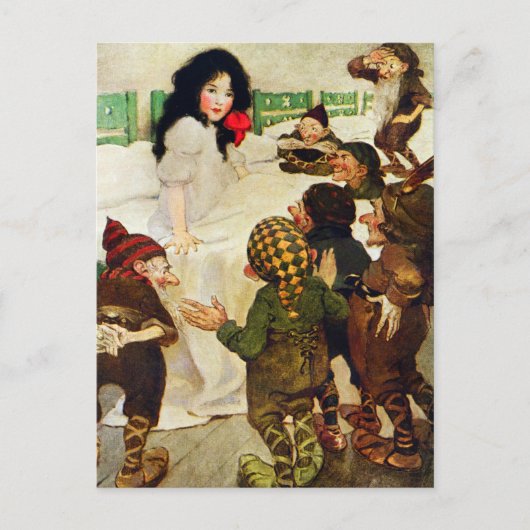 Sneeuwwitje en de zeven dwergen briefkaart (Voorkant)