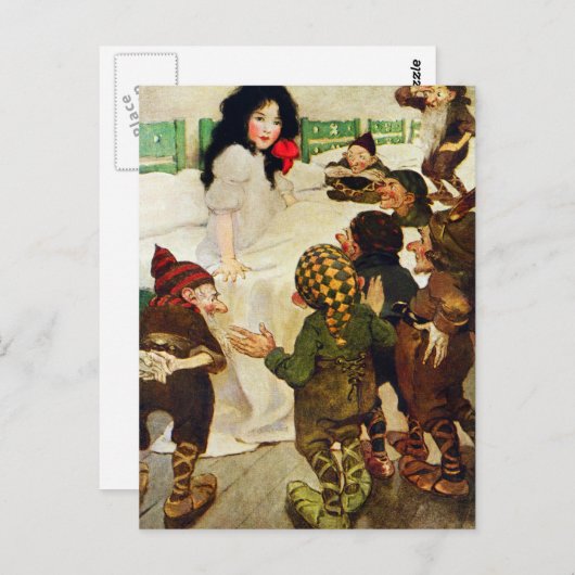 Sneeuwwitje en de zeven dwergen briefkaart (Voorkant / Achterkant)