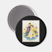 Sneeuwwitje en de zeven dwergen magneet (Voorkant / Achterkant)