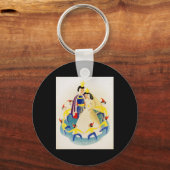 Sneeuwwitje en de zeven dwergen sleutelhanger (Voorkant)