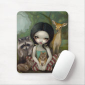 Sneeuwwitje en haar diervriendinnen Mousepad Muismat (Met muis)