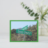 Sneeuwwitje en zeven dwergen briefkaart (Staand voorkant)