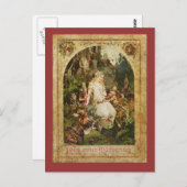 Sneeuwwitje en zeven oorten briefkaart (Voorkant / Achterkant)