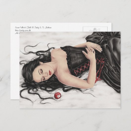 Sneeuwwitje Herfst Briefkaart (Voorkant / Achterkant)