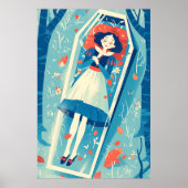 Sneeuwwitje in een glazen kist poster (Voorkant)