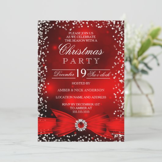 Sneeuwwitje kerstfeest kaart (Staand voorkant)