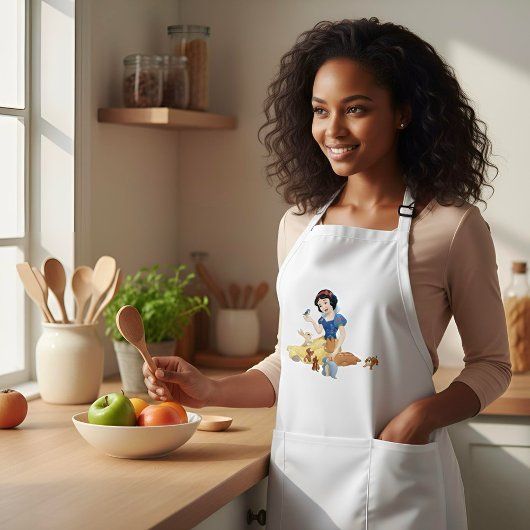 Sneeuwwitje lang Schort