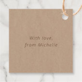 Sneeuwwitje lantaarns bedankjes labels (Achterkant)