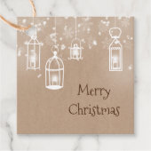 Sneeuwwitje lantaarns bedankjes labels (Voorkant)