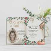 Sneeuwwitje magische spiegel kaart (Staand voorkant)