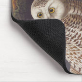 Sneeuwwitje op een donkere enge nacht Audubon Muismat (Hoek)