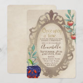 Sneeuwwitje Spiegel Betoverde Sprookje Kaart (Voorkant / Achterkant)