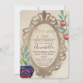 Sneeuwwitje Spiegel Betoverde Sprookje Kaart (Voorkant)