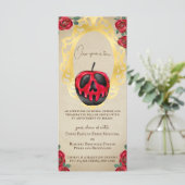  Sneeuwwitje Sprookje Poison Appel Menu (Staand voorkant)