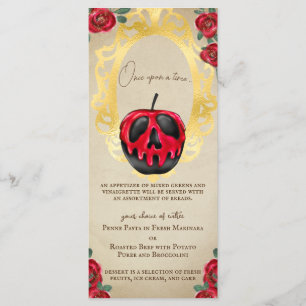 Sneeuwwitje Sprookje Poison Appel Menu