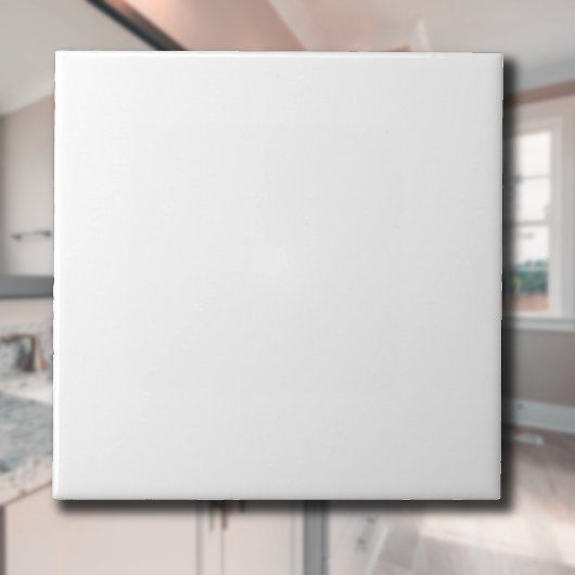 Sneeuwwitje Stevige Kleur | Klassiek Elegant Tegeltje