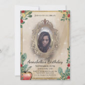 Sneeuwwitje — Tale Magic Mirror foto Kaart (Voorkant)