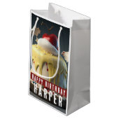 Sneeuwwitje thema verjaardag klein cadeauzakje (Achterkant Gekanteld)