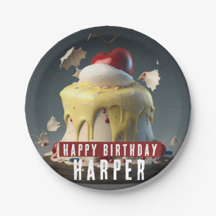 Sneeuwwitje thema verjaardag papieren bordje