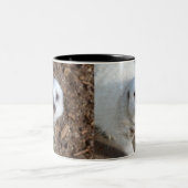 Sneeuwwitje van Meerkat, Tweekleurige Koffiemok (Center)