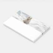 Sneeuwwitje Westie Hond Foto Post-it Note Pad (Schuin)