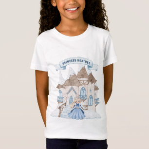 Sneeuwwitje Winter Blond Prinses Kasteel Verjaarda T-shirt