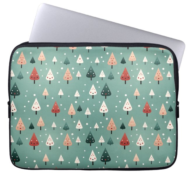 Sneeuwwitje Winter Forest laptophoes Laptop Sleeve (Voorkant)