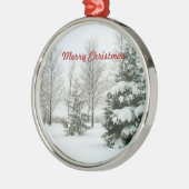Sneeuwwitjes, pretkerst, metalen ornament (Links)