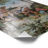 Sneeuwwitloopt door de prins af foto afdruk (Hoek)