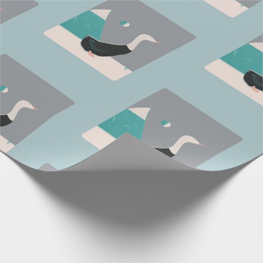 Sneeuwwitpakpapier Cadeaupapier (Hoek)