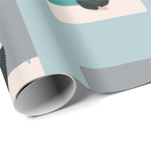 Sneeuwwitpakpapier Cadeaupapier (Rol Hoek)