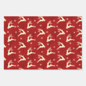 Sneeuwwitrood met prettige kerst inpakpapier vel (Voorkant 3)