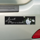 Sneeuwwitroze - Bumpersticker (Op auto)