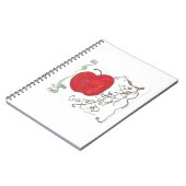 Sneeuwwitte appelnotitieboek  notitieboek (Linkerzijde)