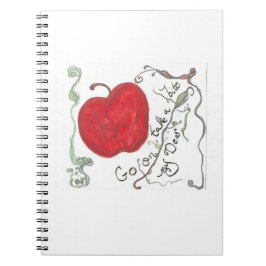 Sneeuwwitte appelnotitieboek  notitieboek
