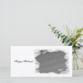 Sneeuwwitte Feestdagen! Feestdagenkaart (Staand voorkant)