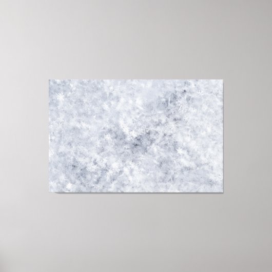 Sneeuwwitte kerst canvas afdruk (Voorkant)