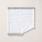 Sneeuwwitte vakantiebomen bad handdoek (Wasdoekje)