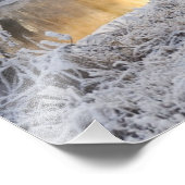 Sneeuwwitwinterlandschap met licht foto afdruk (Hoek)